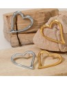 Boucles d'oreilles acier inoxydable or LOVELY