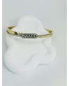 Bracelet jonc acier inoxydable or