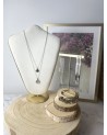Collier arbre de vie acier inoxydable argent