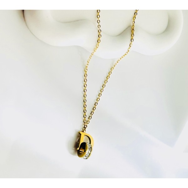 Collier acier inoxydable or DORI