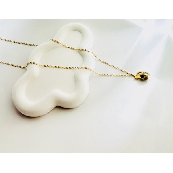 Collier acier inoxydable or DORI