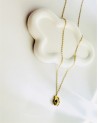 Collier acier inoxydable or DORI