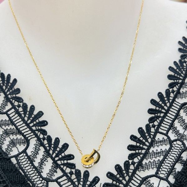 Collier acier inoxydable or FLY