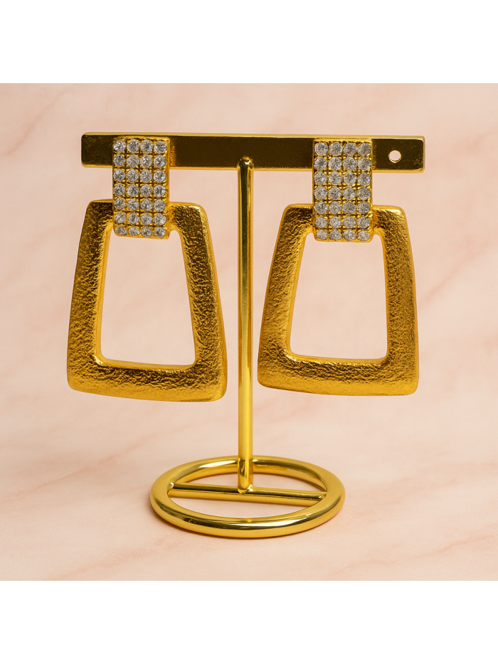 Boucles d'oreilles en acier inoxydable LINAIS