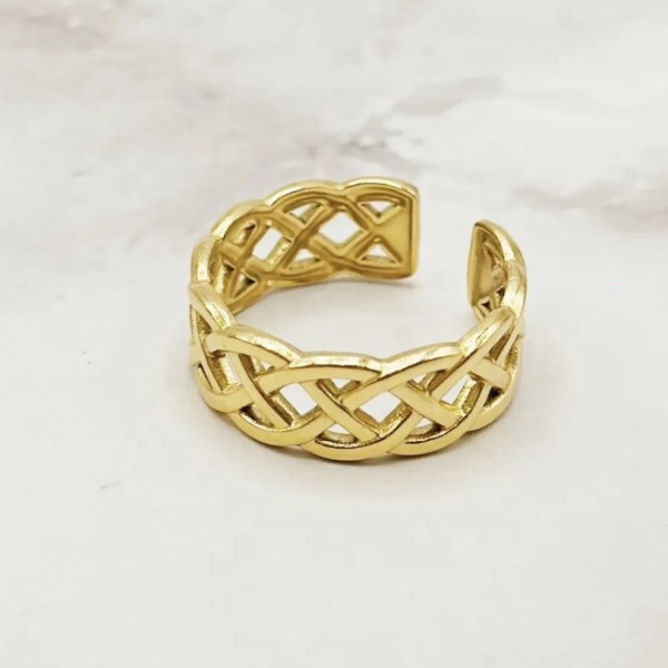 Bague en acier inoxydable SONIA