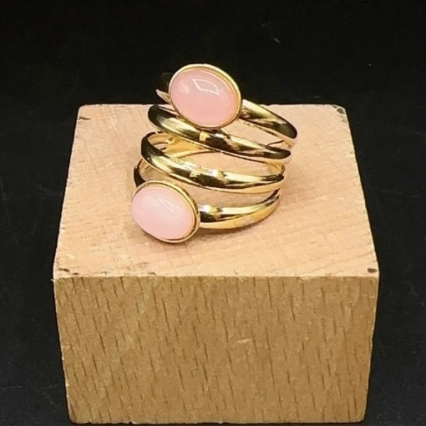 Bague en acier inoxydable PINK