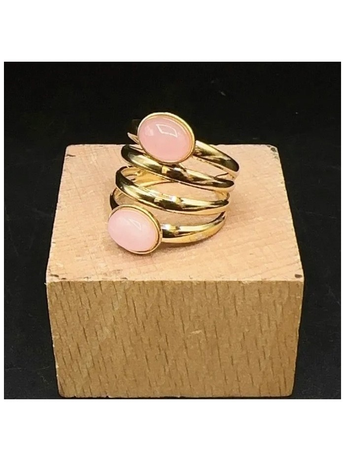 Bague en acier inoxydable PINK