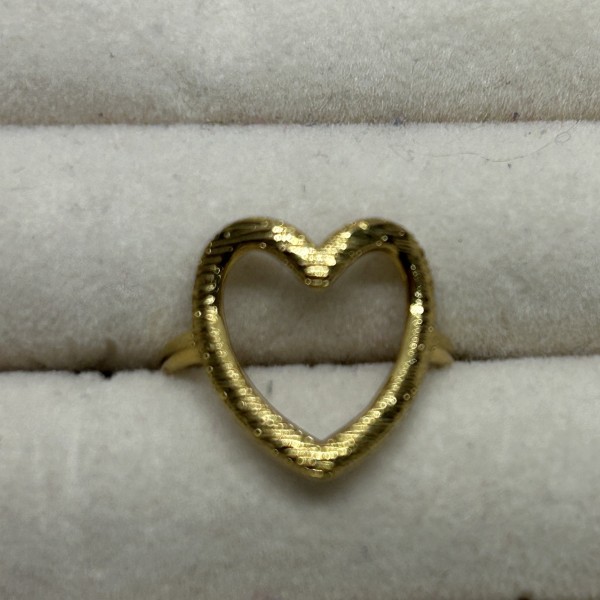 Bague en acier inoxydable LOVE