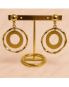Boucles d'oreilles en acier inoxydable LINSEY