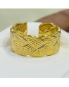 Bague en acier inoxydable entrelassée SOLENE