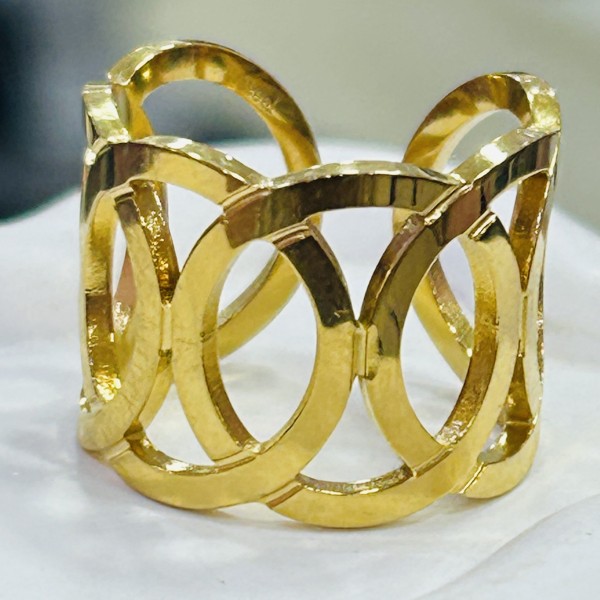 Bague en acier inoxydable SAMIA