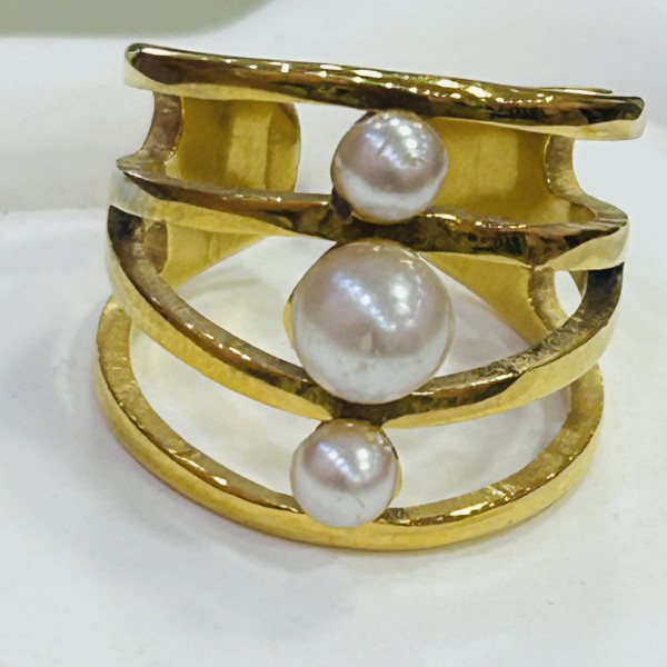 Bague en acier inoxydable AURORE