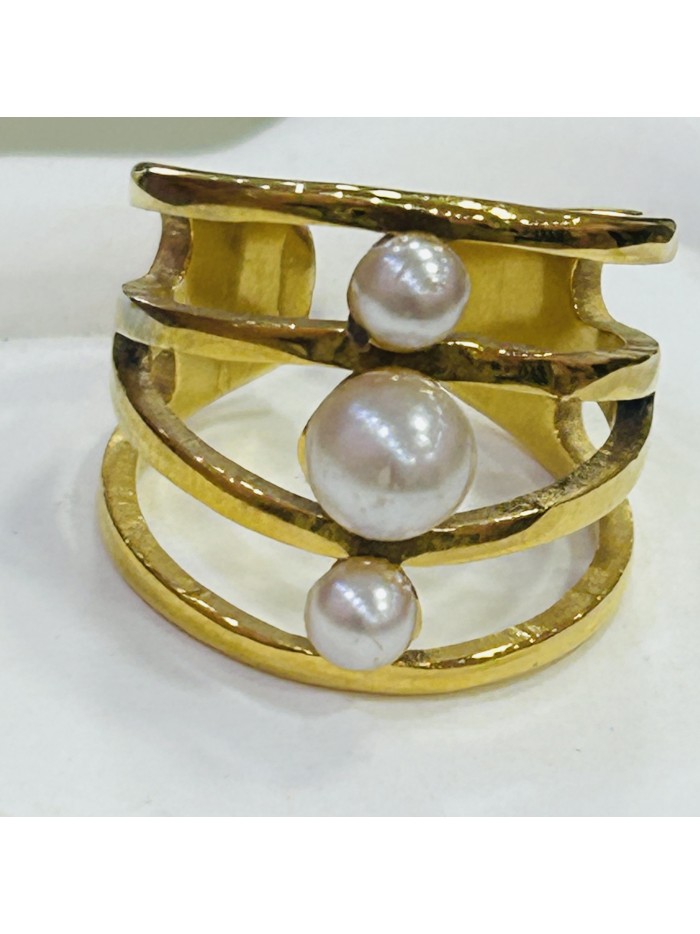 Bague en acier inoxydable AURORE