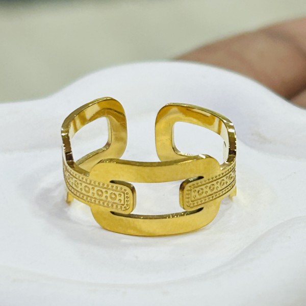 Bague en acier inoxydable YELENA