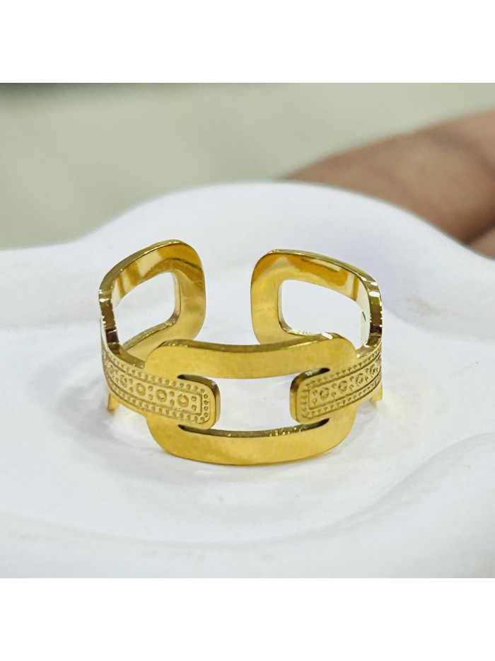 Bague en acier inoxydable YELENA