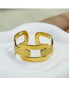 Bague en acier inoxydable YELENA