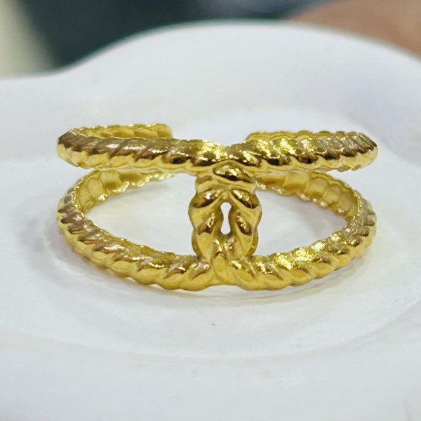 Bague acier inoxydable LAURY