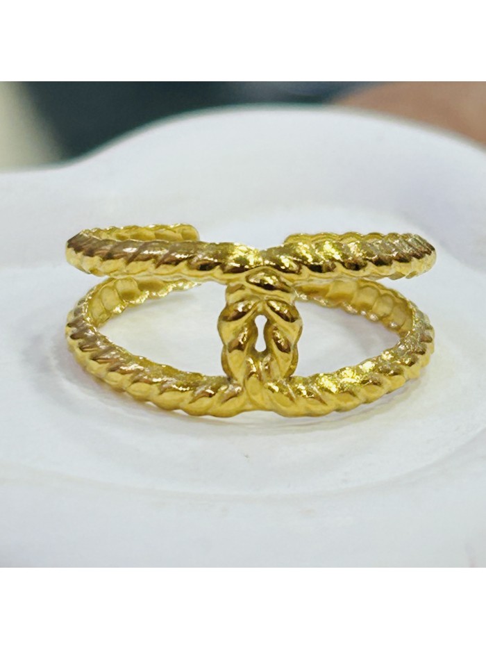 Bague acier inoxydable LAURY