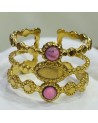 Bague en acier inoxydable PINKLADY