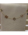 Bracelet  acier inoxydable or AMOUR