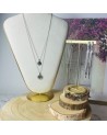 Collier arbre de vie acier inoxydable argent
