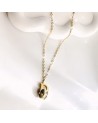 Collier acier inoxydable or DORI