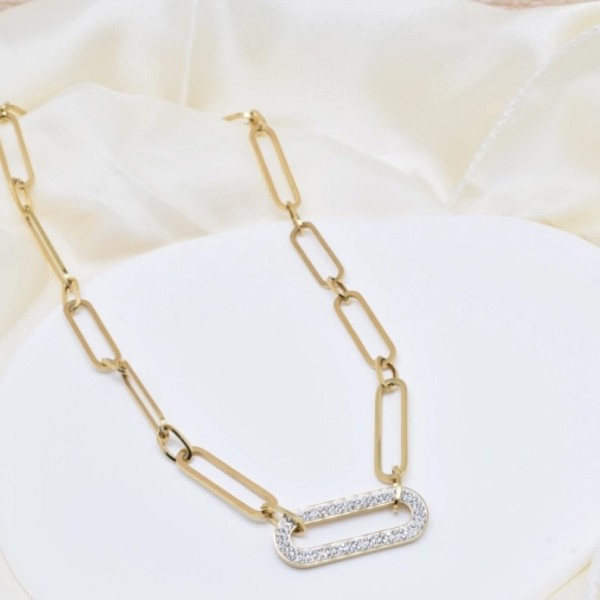 collier acier inoxydable LENY
