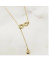 Collier acier inoxydable or LOUANE