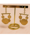 Boucles d'oreilles en acier inoxydable ELSA
