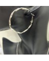 Boucles d'oreilles LEINA acier inoxydable argent