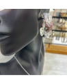 Boucles d'oreilles créoles LINSEY  acier inoxydable argent