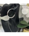 Boucles d'oreilles créoles ELSA acier inoxydable argent