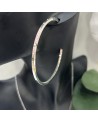 Boucles d'oreilles créoles AINA acier inoxydable argent