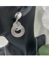Boucles d'oreilles ANA acier inoxydable argent