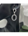 Boucles d'oreilles ANAIS acier inoxydable argent