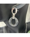 Boucles d'oreilles ANAIS acier inoxydable argent