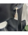 Boucles d'oreilles ANAE acier inoxydable argent