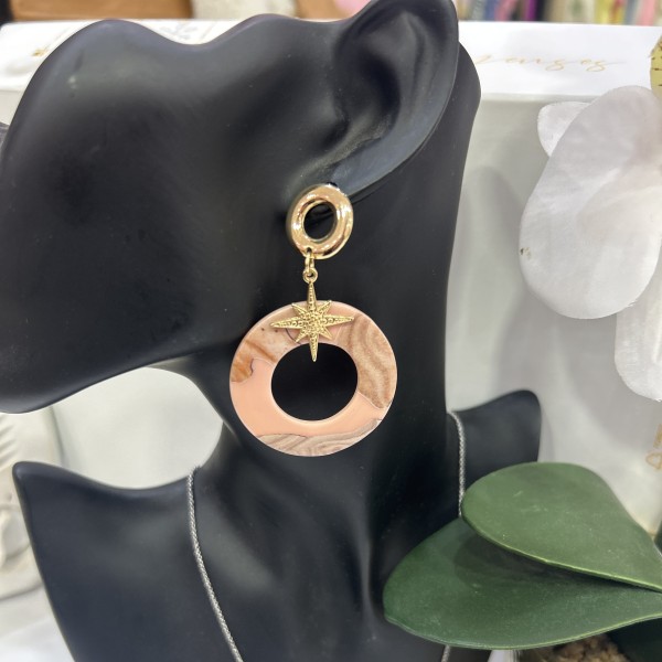 Boucles d'oreilles AMELIE fantaisie