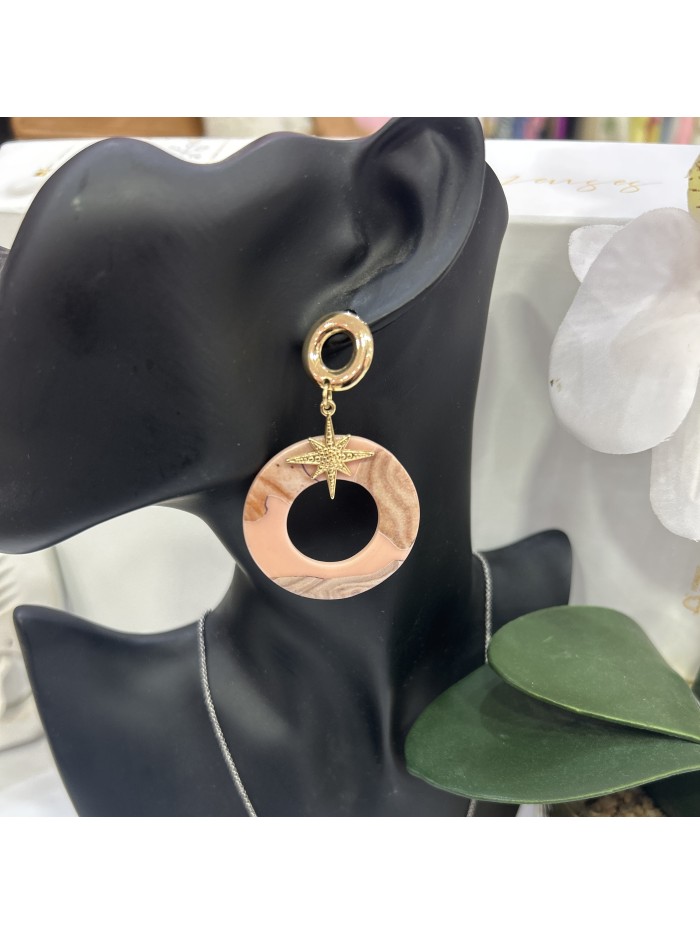 Boucles d'oreilles AMELIE fantaisie