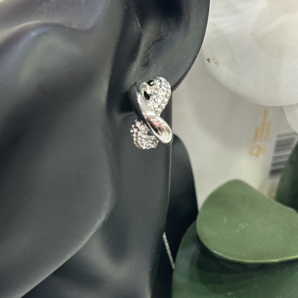 Boucles d'oreilles LINA acier inoxydable argent