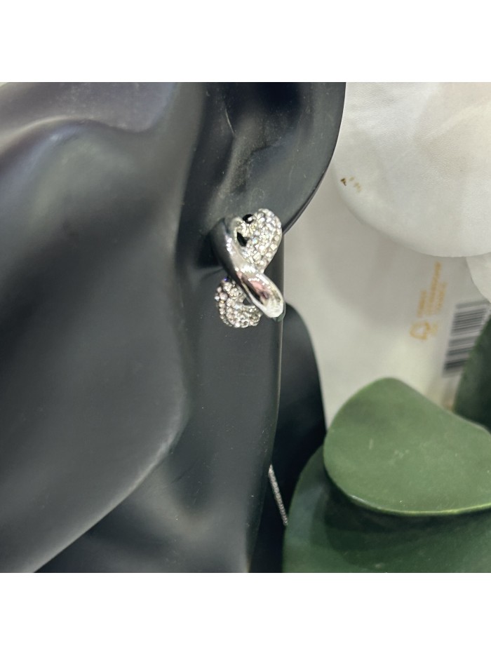 Boucles d'oreilles LINA acier inoxydable argent