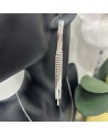Boucles d'oreilles  pendantes ESTREILLA  acier inoxydable argent
