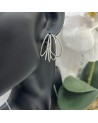 Boucles d'oreilles ESTRELLA  acier inoxydable argent
