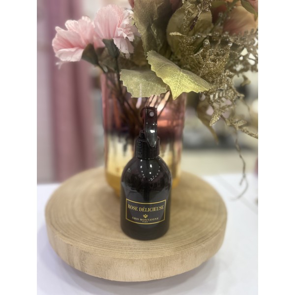 Spray d'ambiance gris montaigne ROSE DELICIEUSE