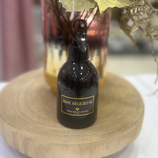 Spray d'ambiance gris montaigne ROSE DELICIEUSE