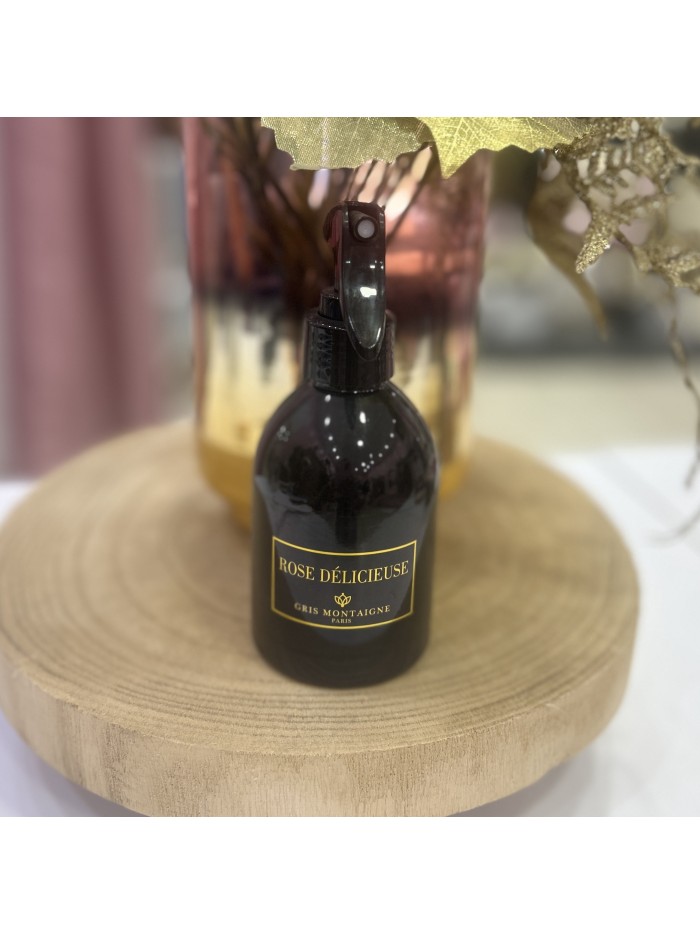 Spray d'ambiance gris montaigne ROSE DELICIEUSE