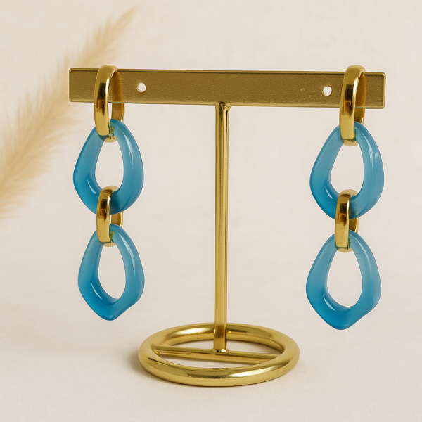 Boucles d'oreilles acier inoxydable LORENA