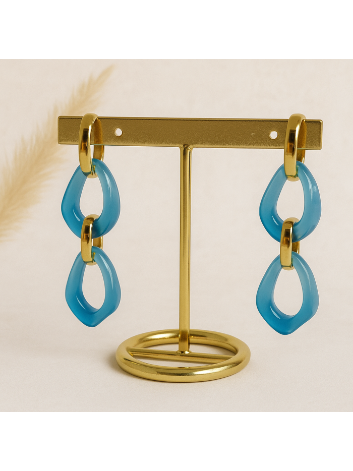 Boucles d'oreilles acier inoxydable LORENA