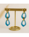 Boucles d'oreilles acier inoxydable LORENA