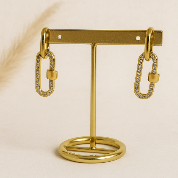 Boucles d'oreilles acier inoxydable LORIE